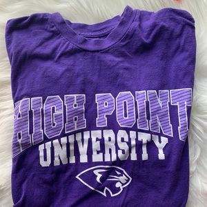 High Point University shirt 💜